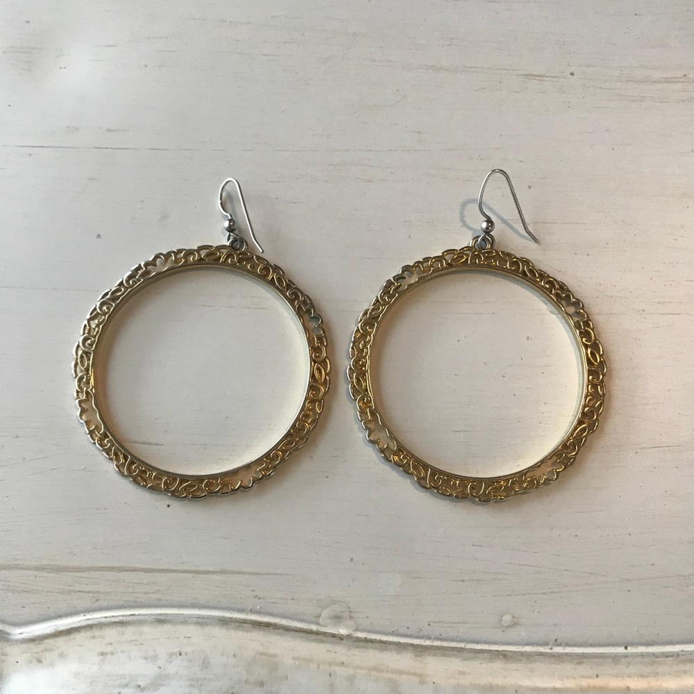 Large Gold Hoops